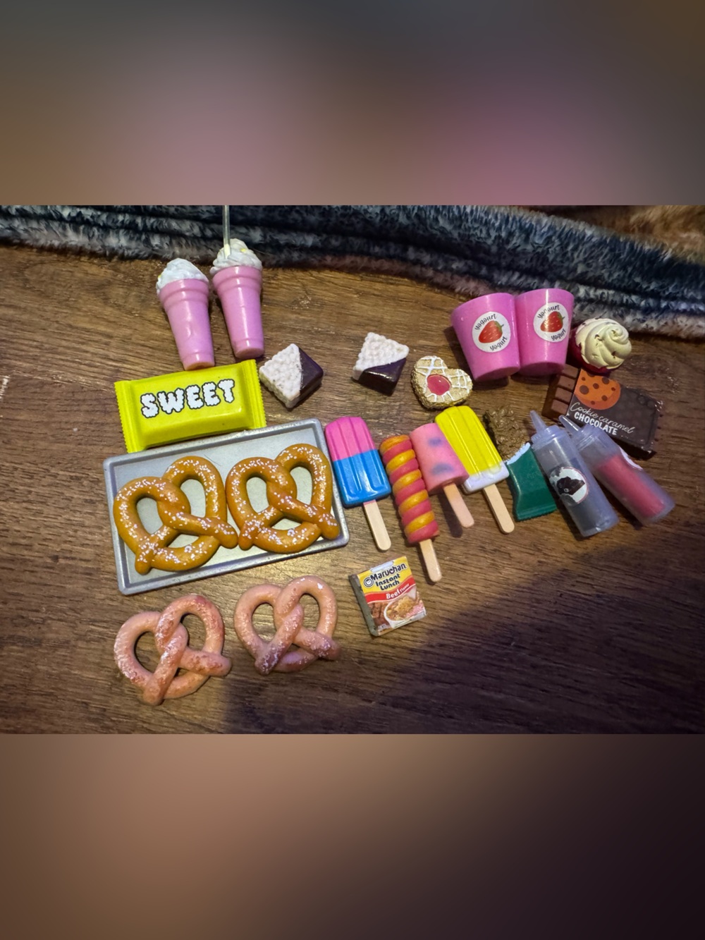 Our generation for American girl dolls miscellaneous snack, food, smoothies, etc
